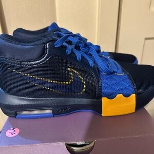 Nike Blue and Yellow Athletic Shoes